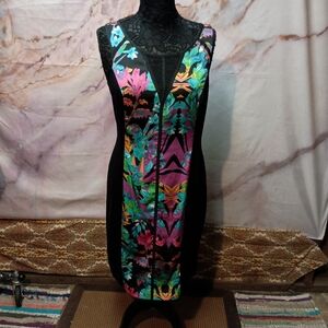 Nicole Floral Bodycon Dress